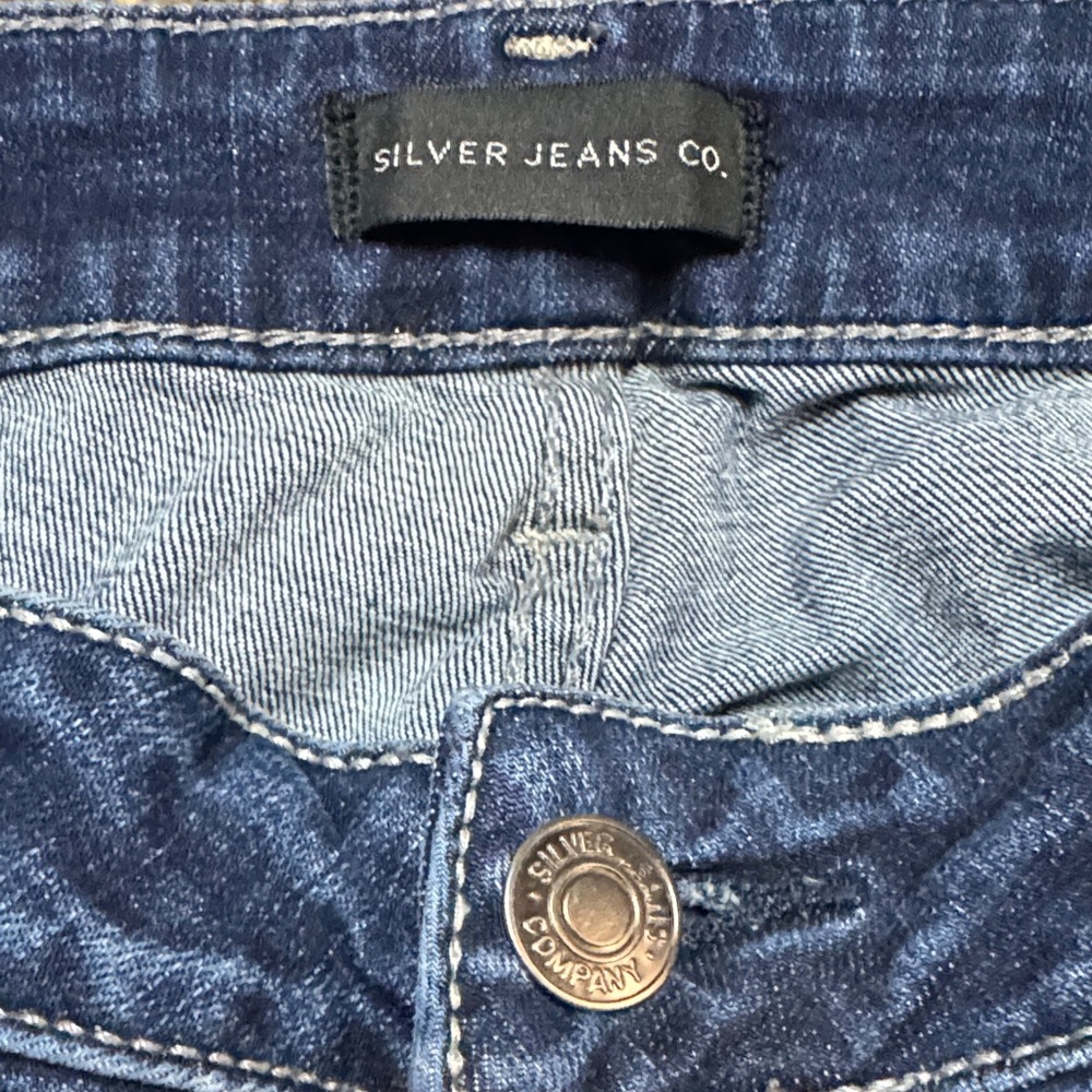 Silver Jeans Avery Slim Boot Women's Dark Blue Jeans 18 18x33 inseam 33 36 - Picture 8 of 9